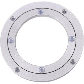 Alloy Rotating Bearing, Turntable Round Dining Table Swivel Plate, Turntable Smooth Swivel Plate for Kaleidoscopes Tabletop Serving Trade Show Displays (8 inches*H8.5MM)