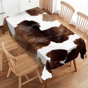 Horse Rectangle Tablecloth Horses Herd Run in Desert Sand Storm Table Cloth for Kitchen Dining Tablecloths Table Cover Decor for Party Patio 54 x 72 Inch