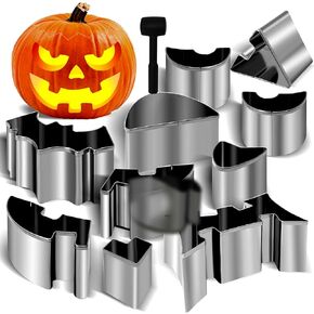 ZMCINER 23 PCS Pumpkin Carving Kit Heavy Duty Stainless Steel Pumpkin Carving Tools Simple & Safe Pumpkin Carving Kit for Kids & Adults