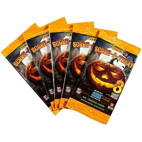 Lot of 5 2024 Panini Score-A-Treat Football Sealed Halloween Pack (3 Cards/Pack)