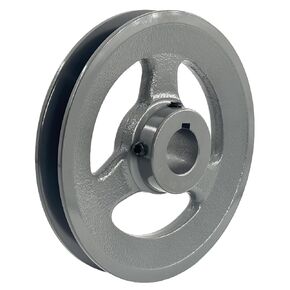 BK62-1 V Belt Pulley 1 inch Bore 5.95" OD,V-Belt Sheave Cast Iron for A AX B BX 4L 5L V-Belts