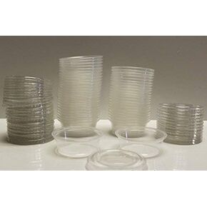 Plastic Disposable Portion Cups - Jello Shot Cup - The Perfect Souffle Cup (1.5 Ounce, Package of 50 Cups With Lids)