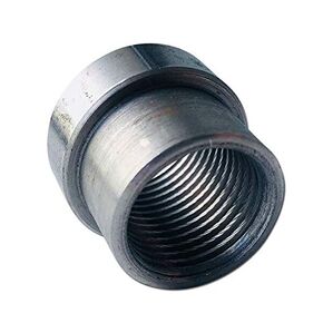 Steel 1/2" NPT Weld On Stepped Bung Female Nut Threaded Weldable .5 in. NPT for Automotive, Industrial, Plumbing, Barbecue Themometer Installation Kit Oil Pan Racing (2)
