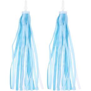 PATIKIL Bike Streamers, Colorful Scooter Handlebar Tassels Grips Ribbon Accessories Decorations for Girls Bicycle Tricycle Handles