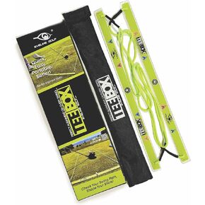 EyeLine Golf Tee Box - The Simple Alignment Solution - Perfect Shot Practice, Easy Setup, Target Precision, Swing Path Guidance, Improves Aim Better Than Alignment Sticks, Lightweight and Portable