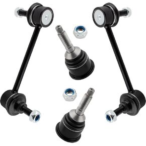 4Pcs Suspension Kit Front Lower Ball Joints Stabilizer Sway Bar Ends Link Fit For Ford Thunderbird 2002-2005, For Lincoln LS 2002 2003 2004 2005 2006 (w/16 mm Threads) Replace# K500085 K80261