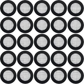 PAGOW 30 Pcs 1/2" Shower Head Screen Filter Gasket, Hose Filter Washers, Stainless Steel Seal O Ring Hose Net 40 Mesh for 1/2" Fixed and Handheld Shower Head Hose, Water Faucet, Garden Hose, Pump