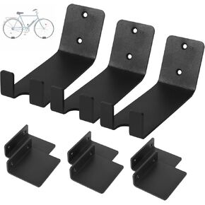 6 Pack Bike Wall Mount Heavy Duty Bike Pedal Hanger Wall Mount Bike Hangers for Garage Vertical Bike Wall Hangers Bike Display Stand Space Saving Wall Bike Rack (6 Pack)