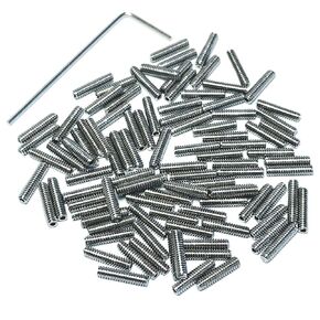 100pcs M2 X 2mm 304 Set Screws Stainless Steel 2mm x 2mm Set Screws,Allen Head Hex Hexagon Socket Set Screws with 0.9mm Allen Wrench,2mm Set Screw hex Allen Head Socket Set Screws.
