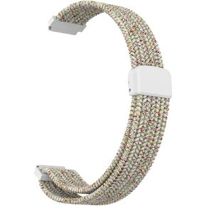 Canvas Nylon Strap Compatible for Garmin vivosmart HR/HR+ Plus Activity Tracker and Approach X40 Replacement band with Adapters in Kuwait