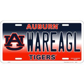 Hangtime Auburn University - Auburn Tigers - WAR EAGL 12x6 inch Auburn Novelty License Plate