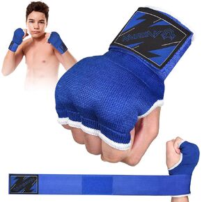 Kids Boxing Handwraps Kids Fist Protector Inner Gel Gloves Quick Wraps for Punching Great for MMA Training
