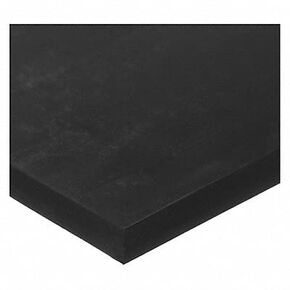 Rubber Strip, SBR, Rubber Width 36 in, Rubber Length 2 in, Rubber Thickness 1/4 in, 70A, Plain Backing