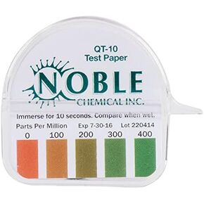 TableTop King QT-10 Quaternary Test Paper Dispenser - 0-400ppm
