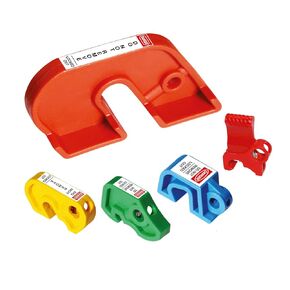Zing Green Products 7313 Miniature Circuit Breaker Lockout Set, 5 Devices