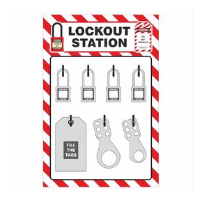 Zing Green Products Lockout Shadow Board, 11.75" Wide