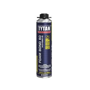 Foam Bond 60 24 oz Fast-tack 60 Second Polyurethane Foam Adhesive Glue, Fast Drying DIY Construction Glue, Foam Panels, Shiplap, Wall Paneling, Construction Adhesive (1 Pack)