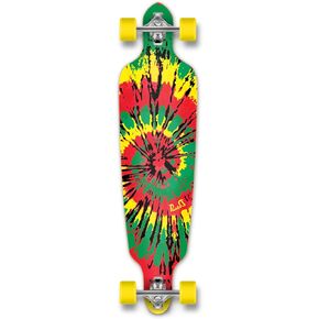 Yocaher Graphic Series Complete Drop Through Skateboards Longboard w/Black W/ 80A Grip Tape Aluminum Truck ABEC7 Bearing 70mm Skateboard Wheels