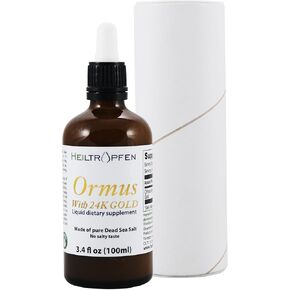 Ormus with 24K Gold 3.4 Fl Oz - 100 ml | Concentrated Orme | Atomic Minerals | Heiltropfen®
