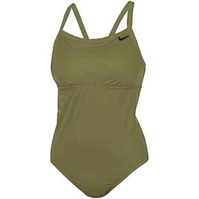 Nike Women's Wild One Piece Printed Swimsuit Swimwear Animal Cheetal Leopard Print