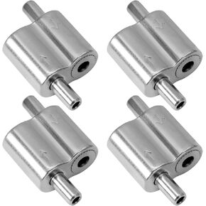 Hordion 8 PCS Wire Rope Cable Clamp, 1/16" Wire Rope Clip Adjustable Two-Way Cable Clamps Fit 1/16 Inch (1.5mm-2.0mm) Picture Hanging Cable