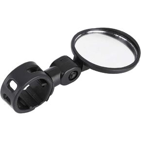 Handlebar Mirror, Rotatable Rear View Mirror, Adjustable End Mirror for Mountain Road Bike, 1 Pack