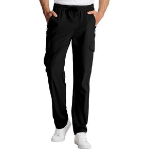 Susclude Hiking Pants Men Cargo Pants for Men Waterproof Quick Dry Work Pants Men Lightweight Elastic Waist Pants