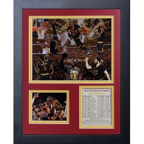 Legends Never Die Cleveland Cavaliers 2016 NBA Champions Collage Framed Photo Collage, 11 x 14-Inch, (12383U)
