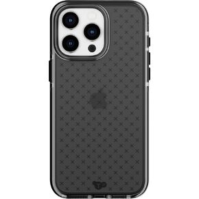 Tech21 Evo Check case for iPhone 15 Pro Max - Impact Protection Case - Smokey/Black
