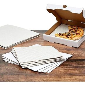 200ea - 10 X 10 Corrugated Grease Resistant Pizza Sheet