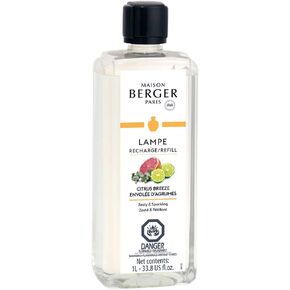 Lavender Fields - Lampe Berger Fragrance Refill for Home Fragrance Oil Diffuser - 33.8 Fluid Ounces - 1 Liter
