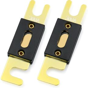 Baomain ANL Fuse ANL-300 300 Amp 300A for Car Vehicles Audio System Sheet Gold Tone 2 Pack