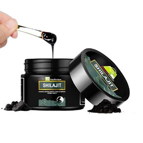 Shilajit Resin Pure Himallayan Organic Salajeet for Men & Women- 600mg | High Potency for Energy Boost & Immune Support | Organic Shilajit Booster for Men, 85+ Trace Minerals & Fulvic Acid