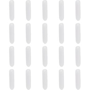 Screw Thread Protector Cover Rubber End Caps, [for Screw, Bolt] - 1/8"(2.5mm) ID/White/50pcs