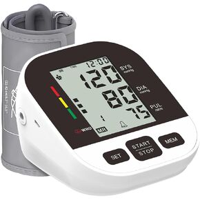 Blood Pressure Monitor for Home Use, Upper Arm Blood Pressure Machine with Large Cuff (8.7’’-16.5’’), Automatic BP Cuff with Large Screen, 2 User, 198 Memories