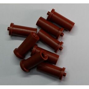 Easy Cap for OD 7.5mm 5/16 Inch (Pack of 15) Ribp Tube Expanded Tube Openning Long Tube Pipe Post End Cover Screw Thread Protectors Elastic Rubber