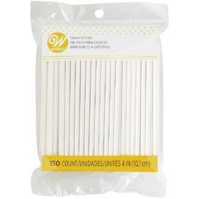 Wilton White 6-Inch Lollipop Sticks, Cake Pop Sticks, 100-Count Currenlty #1 item for "lollipop sticks" search