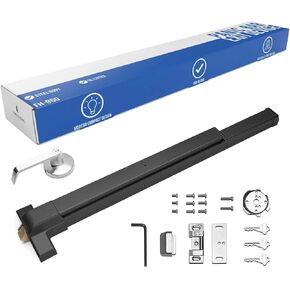 FORTSTRONG Commercial Push Bar Panic Exit Device (Silver) - Panic Bars for Exit Doors with Door Handle and Keys - UL Listed Grade 1 ADA Emergency Exit Door Push Bar Certified - FS-950