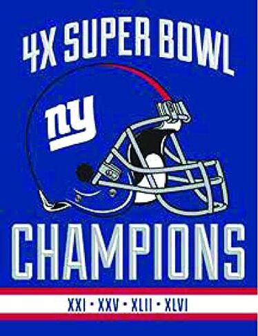 بطانية Northwest NFL للجنسين والكبار من NFL بطولة Super Bowl Glory Days Micro Raschel، مقاس 46 × 60 بوصة in Saudi Arabia