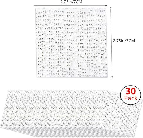 30 قرصًا - تثبيت مثبتات الحائط بسرعة، رقعة إصلاح مرساة الحائط السائبة، مناسبة للتثبيت السريع لمثبتات الحائط باستخدام براغي بأحجام مختلفة، إصلاح مثبتات الحائط السائبة بسرعة (2.75 بوصة) in Kuwait