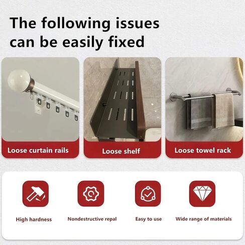 30 قرصًا - تثبيت مثبتات الحائط بسرعة، رقعة إصلاح مرساة الحائط السائبة، مناسبة للتثبيت السريع لمثبتات الحائط باستخدام براغي بأحجام مختلفة، إصلاح مثبتات الحائط السائبة بسرعة (2.75 بوصة) in Kuwait