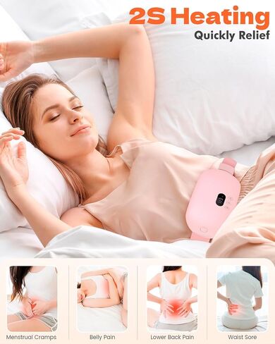 Stocking Stuffers for Women Portable Heating Pad for Period Cramps Cordless Electric Menstrual Heating Pad for Cramp Relief Travel Idea Christmas Gifts for Women Her Mom Teens Girls Mother Girlfriend in Saudi Arabia