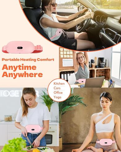Stocking Stuffers for Women Portable Heating Pad for Period Cramps Cordless Electric Menstrual Heating Pad for Cramp Relief Travel Idea Christmas Gifts for Women Her Mom Teens Girls Mother Girlfriend in Saudi Arabia