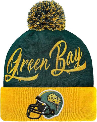 Football Team Logo Hats Winter Knit Cuffed Stylish Beanie Knit Cap Sport Hats 2024 Fashion Toque Cap in Saudi Arabia