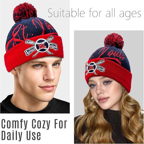 Football Team Logo Hats Winter Knit Cuffed Stylish Beanie Knit Cap Sport Hats 2024 Fashion Toque Cap in Saudi Arabia