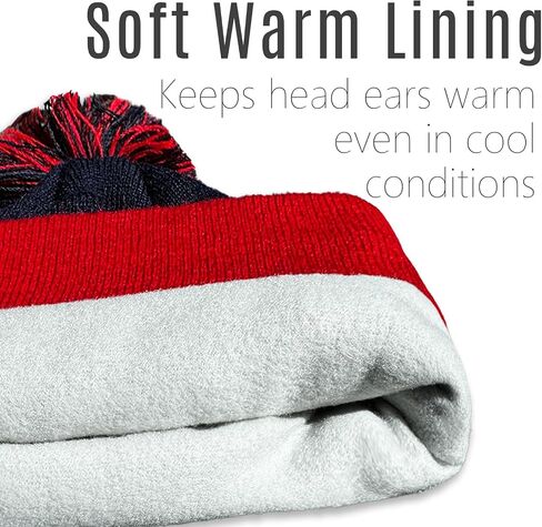 Football Team Logo Hats Winter Knit Cuffed Stylish Beanie Knit Cap Sport Hats 2024 Fashion Toque Cap in Saudi Arabia