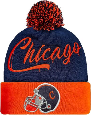 Football Team Logo Hats Winter Knit Cuffed Stylish Beanie Knit Cap Sport Hats 2024 Fashion Toque Cap in Saudi Arabia