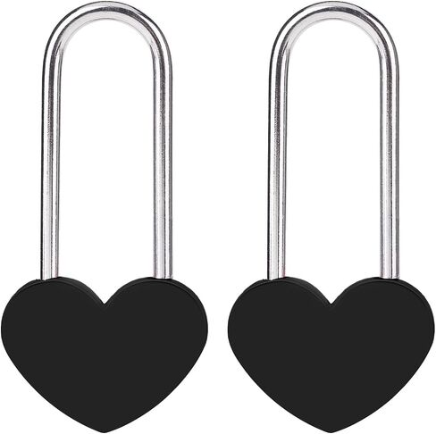Love Lock Heart Padlock, Blue Single Heart Wish Lock for Lovers Wedding, Valentines, Anniversary, Travel, Valentines Day(No Key) in Kuwait