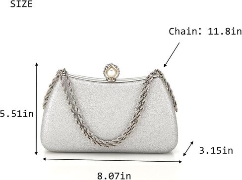 YYW Clutch Purses for Women Formal, Evening Handbags Evening Clutch Vintage Purses Handbags with Detachable Chain in Saudi Arabia
