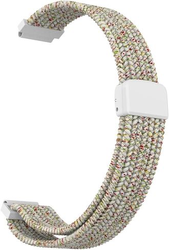 Canvas Nylon Strap Compatible for Garmin vivosmart HR/HR+ Plus Activity Tracker and Approach X40 Replacement band with Adapters in Kuwait